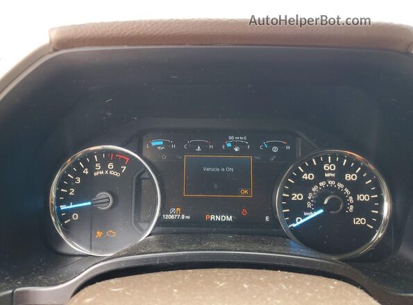 1FTEW1EG9JFC27816 2018 FORD F150 Black ხელსაწყოთა პანელის ხედი