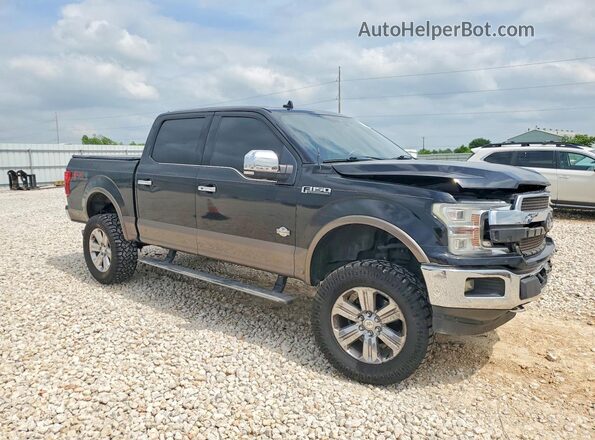 1FTEW1EG9JFC27816 2018 FORD F150 Black წინა მარჯვენა