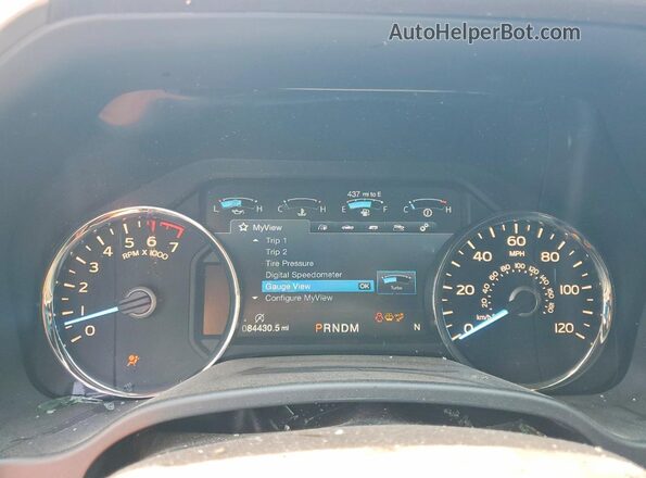 1FTEW1EG9JFC28030 2018 FORD F150 Black Սարքավորումների վահանակի տեսք