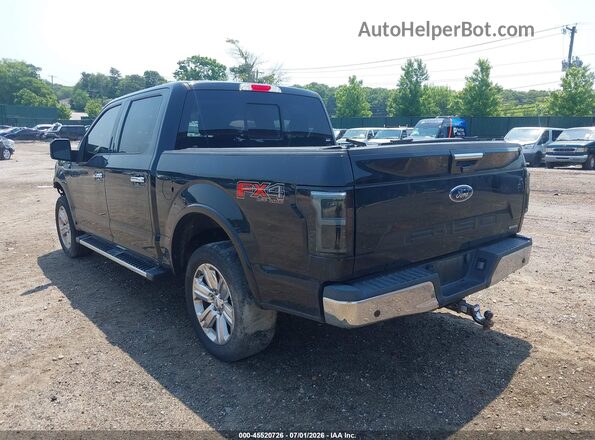 1FTEW1EG9JFC37455 2018 FORD F150 Черный Задняя левая четверть