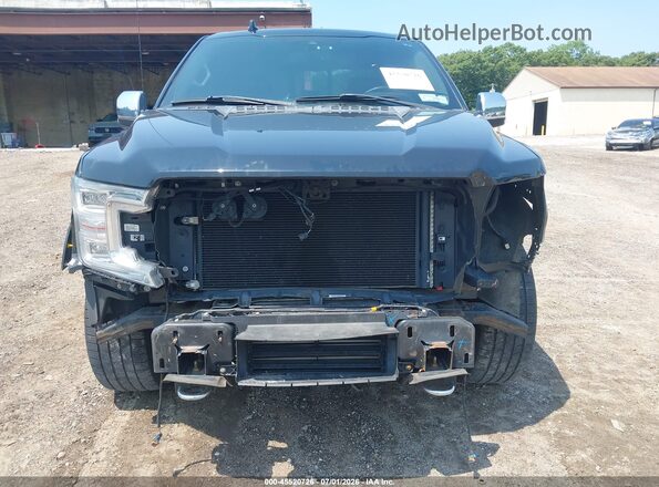 1FTEW1EG9JFC37455 2018 FORD F150 Черный Вид задней части салона
