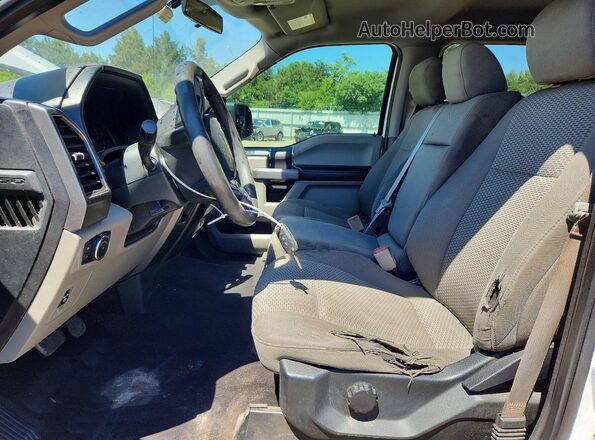 1FTEW1EG9JFD16916 2018 FORD F150 White Вид салону спереду