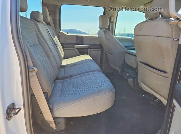 1FTEW1EG9JFD16916 2018 FORD F150 White Вид задніх сидінь