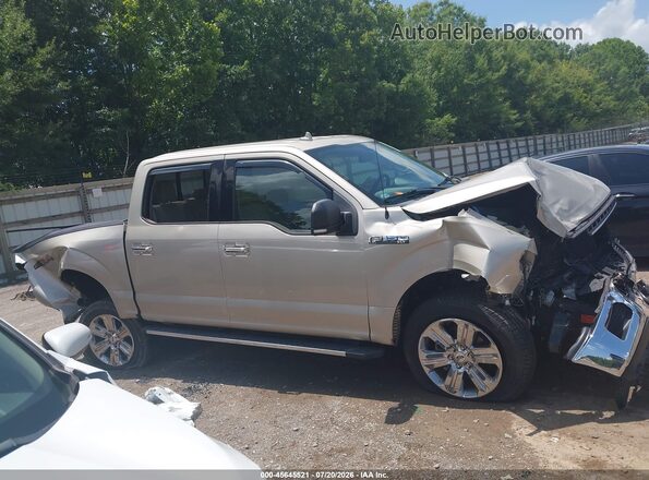 1FTEW1EG9JKF66082 2018 FORD F150 Beige Սալոնի հետևի տեսք
