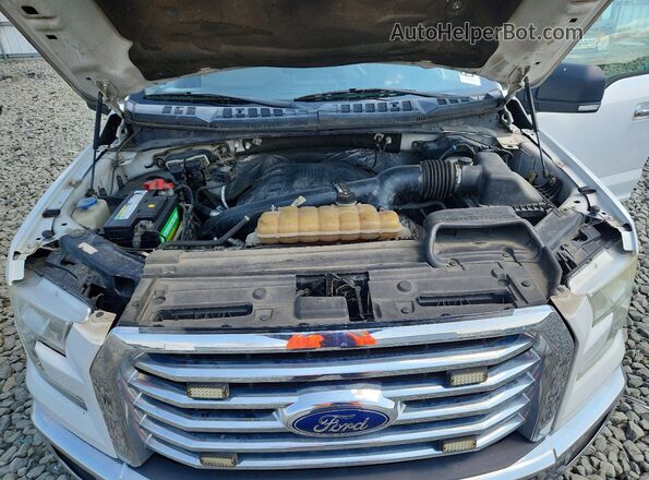 1FTEW1EGXGFC13108 2016 FORD F150 White უკანა სალონის ხედი