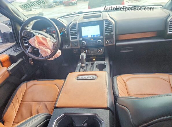 1FTEW1EGXGFC33066 2016 FORD F150 Белый Вид панели приборов