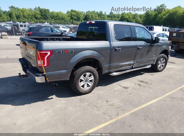 1FTEW1EGXGFD07666 2016 FORD F150 Gray Tył prawy