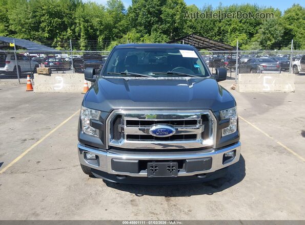 1FTEW1EGXGFD07666 2016 FORD F150 Gray Widok zestawu wskaźników