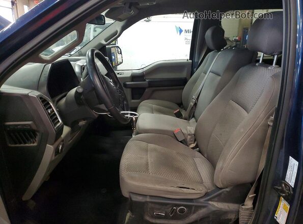 1FTEW1EGXGKD14124 2016 FORD F150 Blue Vista interior delantera