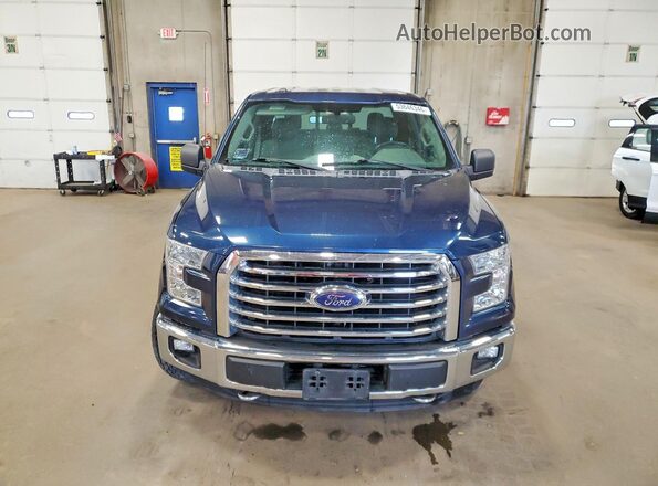 1FTEW1EGXGKD14124 2016 FORD F150 Blue Vista frontal
