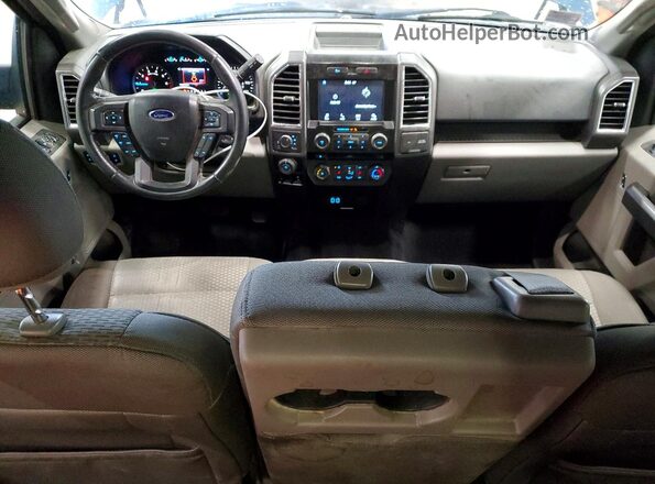 1FTEW1EGXGKD14124 2016 FORD F150 Blue Vista del salpicadero