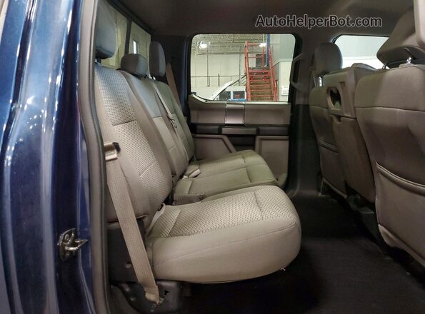 1FTEW1EGXGKD14124 2016 FORD F150 Blue Vista de los asientos traseros
