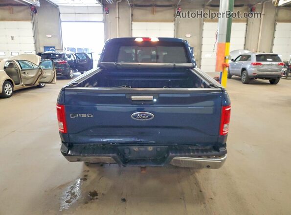 1FTEW1EGXGKD14124 2016 FORD F150 Blue Vista trasera