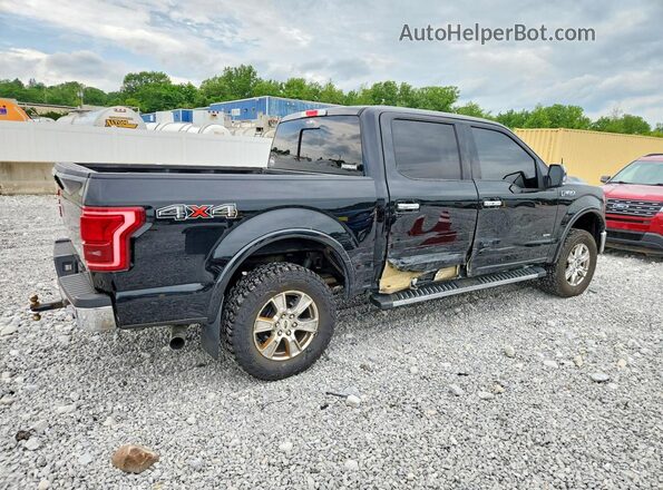 1FTEW1EGXGKD14284 2016 FORD F150 Black უკანა მარჯვენა