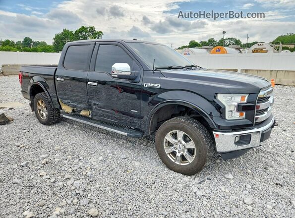 1FTEW1EGXGKD14284 2016 FORD F150 Black წინა მარჯვენა