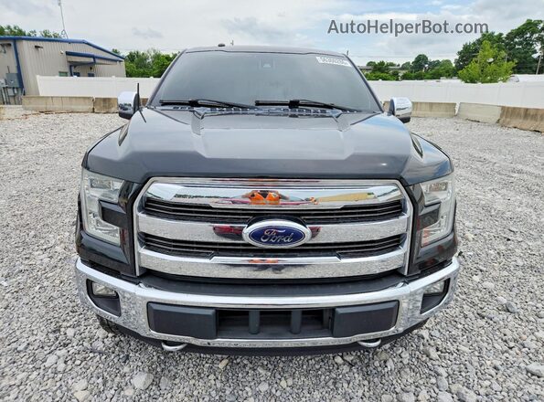 1FTEW1EGXGKD14284 2016 FORD F150 Black წინა ხედი