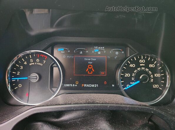 1FTEW1EGXGKD14284 2016 FORD F150 Black ხელსაწყოთა პანელის ხედი