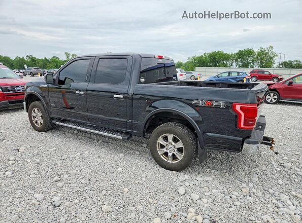 1FTEW1EGXGKD14284 2016 FORD F150 Black უკანა მარცხენა
