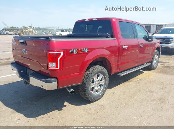 1FTEW1EGXGKE74049 2016 FORD F150 Red Tył prawy