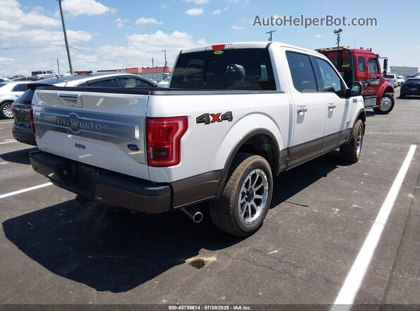 1FTEW1EGXHFC45493 2017 FORD F150 White Tył prawy