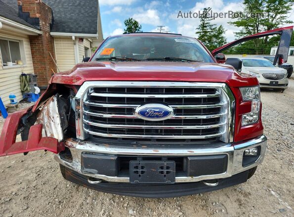 1FTEW1EGXHFC84293 2017 FORD F150 Burgundy Front view