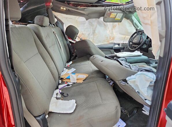 1FTEW1EGXHFC84293 2017 FORD F150 Burgundy Rear seats view