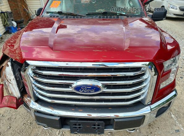 1FTEW1EGXHFC84293 2017 FORD F150 Burgundy Rear interior view