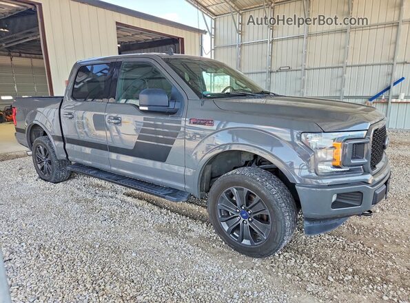1FTEW1EGXJFC16016 2018 FORD F150 Gray Przód prawy