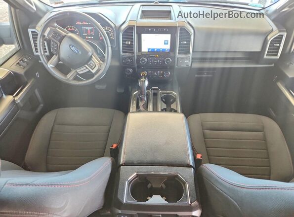 1FTEW1EGXJFC16016 2018 FORD F150 Gray Widok deski rozdzielczej