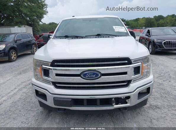 1FTEW1EGXJFC16338 2018 FORD F150 White Вид щитка приладів