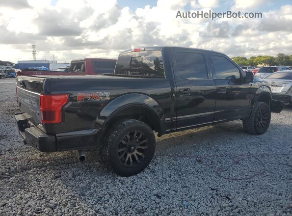 1FTEW1EGXJFD36897 2018 FORD F150 Черный Задняя правая четверть
