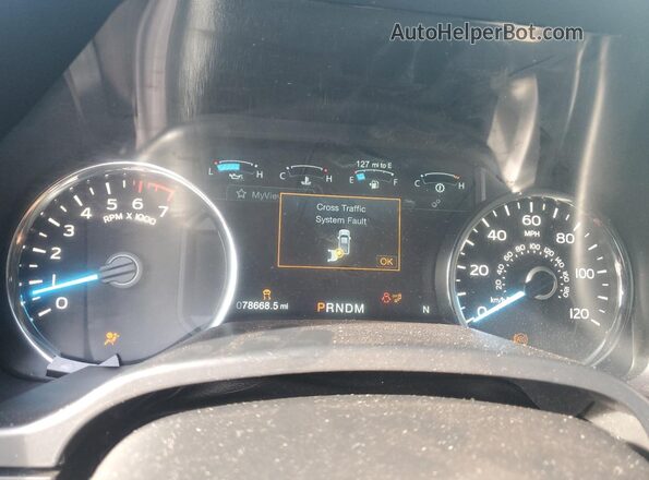 1FTEW1EGXJFD36897 2018 FORD F150 Черный Вид щитка приборов