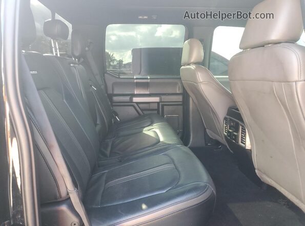 1FTEW1EGXJFD36897 2018 FORD F150 Черный Вид задних сидений