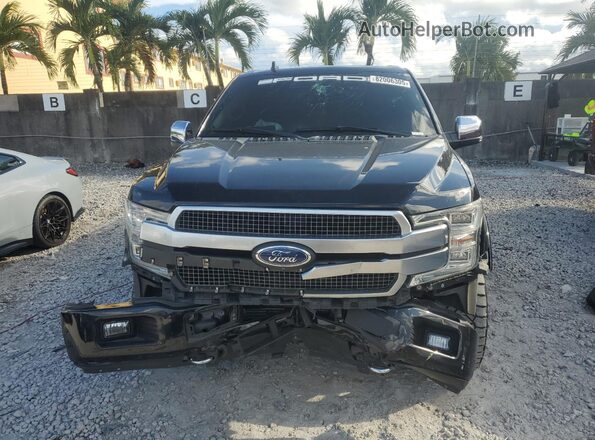 1FTEW1EGXJFD36897 2018 FORD F150 Черный Вид спереди