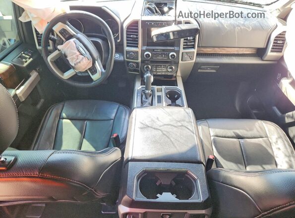 1FTEW1EGXJKC67197 2018 FORD F150 White Widok deski rozdzielczej