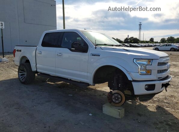 1FTEW1EP0GFB40251 2016 FORD F150 White Przód prawy