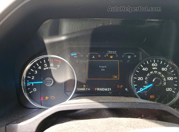 1FTEW1EP0GFB40251 2016 FORD F150 White Widok zestawu wskaźników