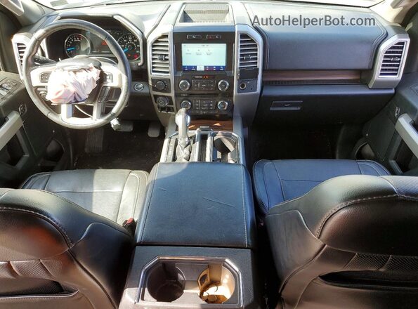 1FTEW1EP0GFB40251 2016 FORD F150 White Widok deski rozdzielczej