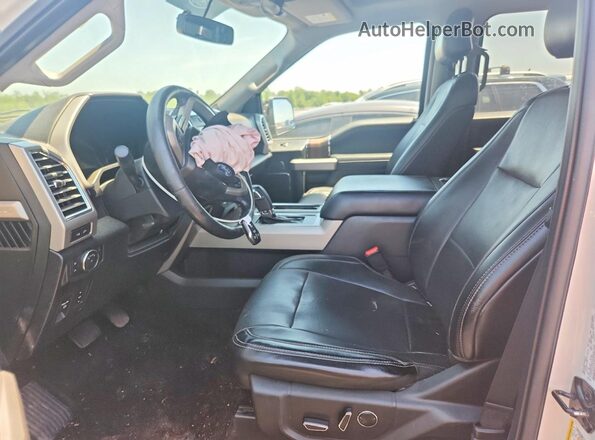 1FTEW1EP0GFB40251 2016 FORD F150 White Widok wnętrza z przodu