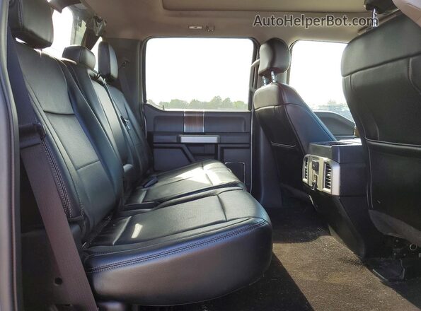 1FTEW1EP0GFB40251 2016 FORD F150 White Widok tylnych siedzeń