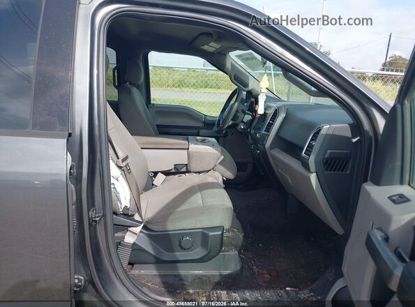 1FTEW1EP0GFC17457 2016 FORD F150 Серый Вид салона спереди