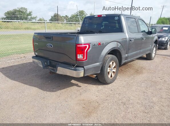 1FTEW1EP0GFC17457 2016 FORD F150 Серый Задняя правая четверть