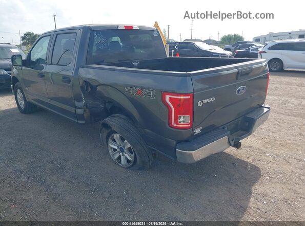 1FTEW1EP0GFC17457 2016 FORD F150 Серый Задняя левая четверть