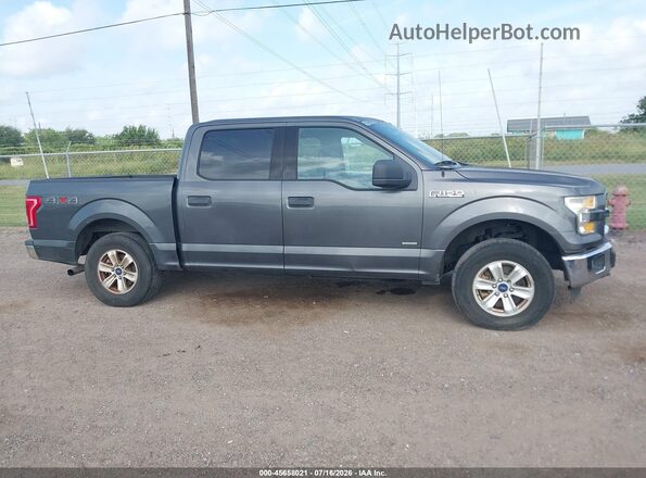 1FTEW1EP0GFC17457 2016 FORD F150 Серый Панорамный вид салона 360°