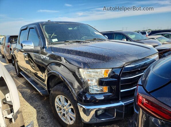 1FTEW1EP0GFC37790 2016 FORD F150 Black Przód prawy
