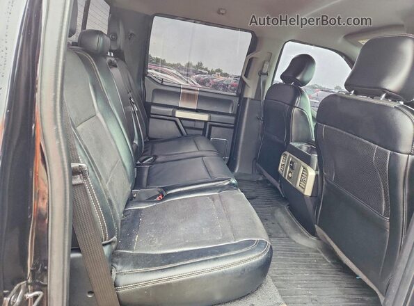1FTEW1EP0GFC37790 2016 FORD F150 Black Widok tylnych siedzeń