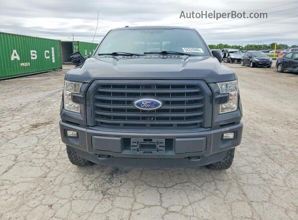 1FTEW1EP0GFD01245 2016 FORD F150 Black Front view
