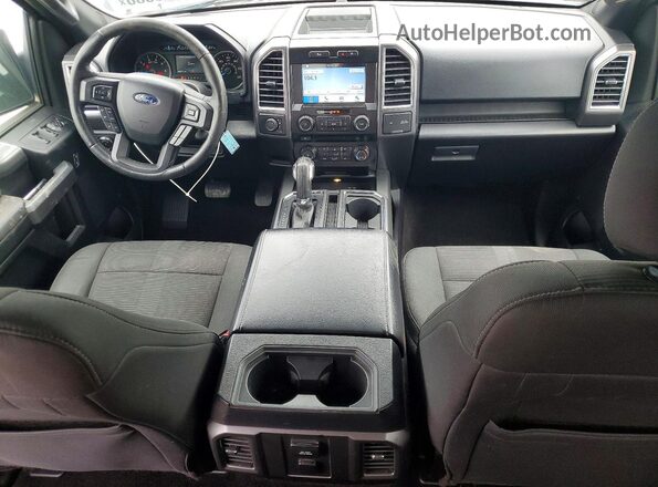 1FTEW1EP0GFD01245 2016 FORD F150 Black Dashboard view