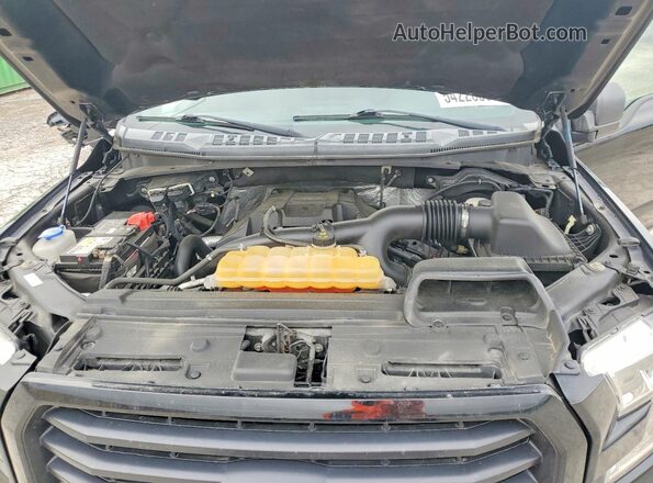 1FTEW1EP0GFD01245 2016 FORD F150 Black Rear interior view