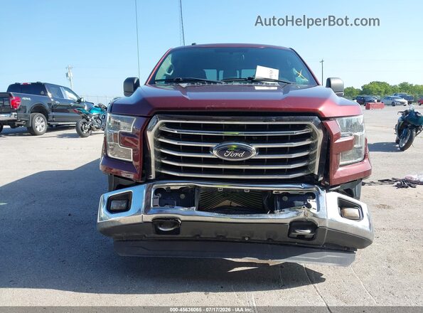 1FTEW1EP0GKD41722 2016 FORD F150 Burgundy Սալոնի հետևի տեսք